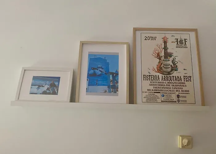 شقة Apto 2 Dorm En Primera Linea De Playa Langosteira Con Garaje Y Wifi فينيستيري