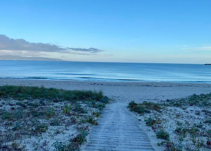 Apto 2 Dorm En Primera Linea De Playa Langosteira Con Garaje Y Wifi * Finisterre