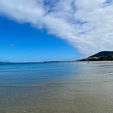Apto 2 Dorm En Primera Linea De Playa Langosteira Con Garaje Y Wifi Apartmán Finisterre
