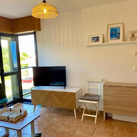 Apto 2 Dorm En Primera Linea De Playa Langosteira Con Garaje Y Wifi Apartmán