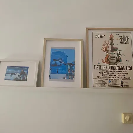 Apartmán Apto 2 Dorm En Primera Linea De Playa Langosteira Con Garaje Y Wifi Finisterre